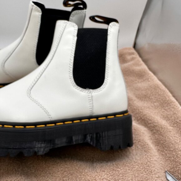 Dr Martens Unisex 9/10 Combat Boots 2976 Style Punk Goth Platform Ankle Boots - Picture 12 of 12